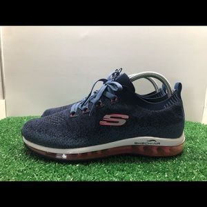 Sketchers Womens Air Element 12646 Pink Blue Size 8 Memory Foam!